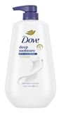 The Helper Bees Dove Deep Moisture Douchegel Vrouwen Lichaam Bloemen 905 ml