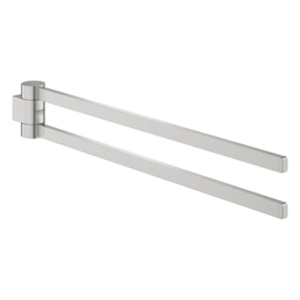 GROHE Selection 2-lids handdoekhouder 40cm draaibaar supersteel 41063DC0