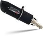 GPR Exhaust Systems Furore Nero Cf Moto 700 Mt 2023-2024 E5 Oval Niet Gehomologeerde Slip-on Uitlaatdemper Zilver