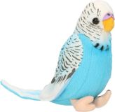 Heunec Knuffel Parkiet blauw 11 cm