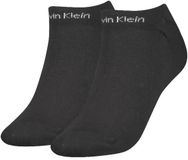 Calvin Klein Sneaker Gripper (2-pack) - dames enkelsokken - zwart