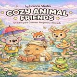 Cozy Animal Friends Coloring Book