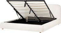 Beliani BLAGNAC - Bed met opbergruimte - Gebroken wit - 160 x 200 cm