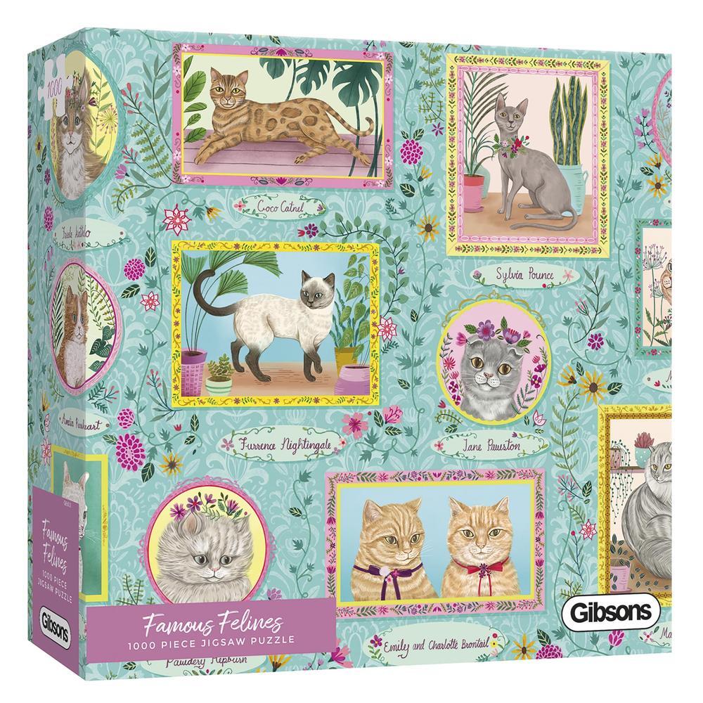 Gibsons Famous Felines Puzzel (1000 stukjes)