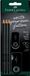 Faber-Castell Grafietpotloden Set - Grip 2001 - B - Zwart