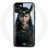 Maniacase Etui voor Iphone 13 Pro Loki Thor Ragnarok met Helm Seizoen 1