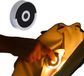 Merkloos / Sans marque Mellow Mint Hungary Korlátolt Felelősségű Társaság Sensor-nachtlampje - Lampje - Taslampje met haakontwerp - Sensor-geactiveerde LED-verlichting - Compact- rond lampje met haakje voor gebruik aan het bed, automatisch verlichtingsaccessoire voor handtassen- op reis of voor gemak in het donker