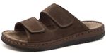Rohde 6240 - Volwassenen Heren slippers - Bruin - Maat 41