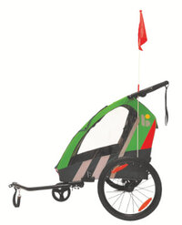 Bellelli Trailblazer fietskar Light Green / Silver