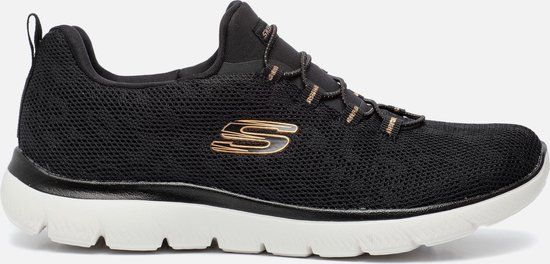 Skechers Summit Leopard Spot Sneakers zwart - Maat 38