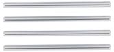 4Pcs Aluminium Profil 4040 T-Nut Europäischer Standard eloxiert Linearführung 3D-Drucker Teil CNC DIY 39.4in 1000mm Silber