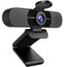 Merkloos Webcam Full HD 1080p - Dubbele microfoon - 90° - Plug and play