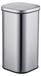 Poubelle à capteur de 30 litres, en acier inoxydable, avec couvercle automatique, couleur argent