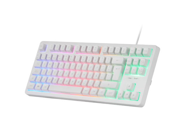 Mars Gaming MK023 Gaming Keyboard USB QWERTY Spaans Wit