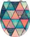 Wenko WC-bril Geometry 37 X 44,5 Cm Duroplast Multicolor