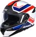 SMK Gullwing Supertour Casque intégral blanc bleu