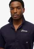 Superdry The Merchant Store Resort overhemd Heren Nautical Navy XL