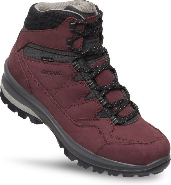 Grisport Grisport Bari Mid Wandelschoenen Dames - Burgundy - Maat 38