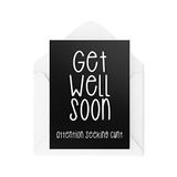 Grappige herstelkaarten | Let op Seeking C*nt | Voor haar Him Malwell Joke Banter Poorly Illness Off Work Colleague | CBH980