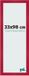 yd. Cadre photo 33x98 cm Rouge MDF