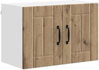 vidaXL Wandkast LUCCA Artisanaal eiken 60 x 31 x 40 cm