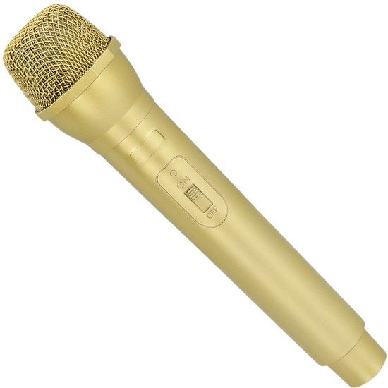 Boland - Microfoon deluxe goud - Zanger