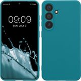 kwmobile telefoonhoesje geschikt voor Samsung Galaxy S24 - Hoesje voor smartphone - In mat petrol