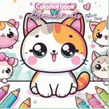 Adorable Cats Coloring Book - Cozycoloring Kawaii