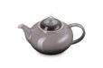Le Creuset aardewerken theepot met roestvrijstalen infuser, 1,3 l, Flint
