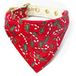 Mirage Candy Cane Bandana Halsband, 22", Rood