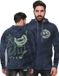 Outer Vision Neon Graffiti mannen hoodie Heren Trui met capuchon - blauw - S