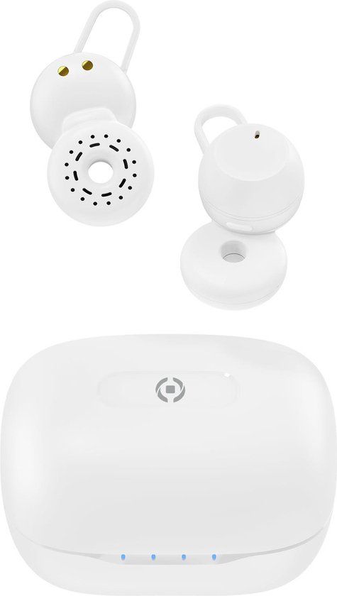 Celly AMBIENTALWH White Headphones with Microphone
