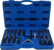 set de 13 pièces universelle pour atelier, adaptée aux broches de 160/270 mm, acier, bleu