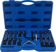 set de 13 pièces universelle pour atelier, adaptée aux broches de 160/270 mm, acier, bleu