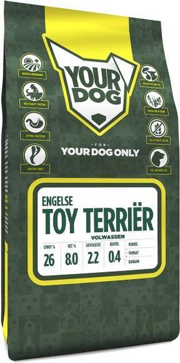 Yourdog Volwassen 3 kg engelse toy terriËr hondenvoer