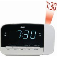 JVC Wekkerradio RA-F230W Wit