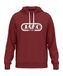 JAKO Promo robijnrode sweater met capuchon, uniseks, 3XL