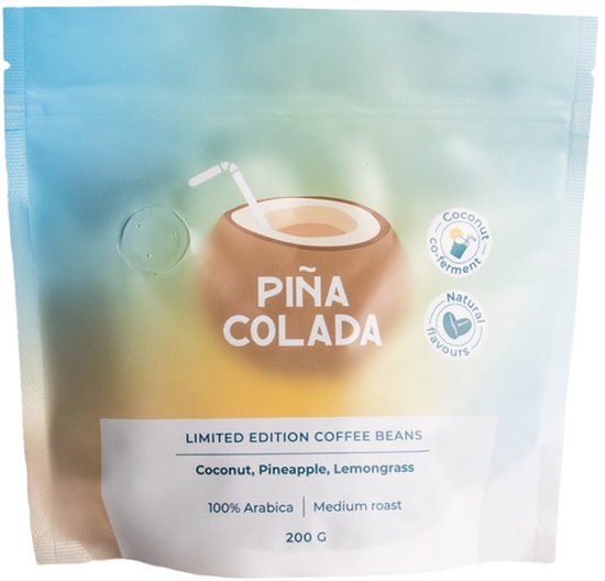 Coffee Friend Bol Limited edition koffiebonen Pina Colada (kokos co-fermentatie), 200 g