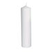 Rayher 3119200 stompkaars, wit, rond, lengte 25 cm, 6 cm ø, 100% paraffine, RAL-keurmerk, ronde kaars, doopkaars, communiekaars, onbewerkte kaarsen om te versieren en te knutselen