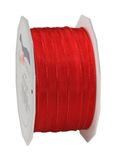 C.E. Pattberg Präsent 10 mm 25 m lint Bedraad Tafetta Lyon, Rood