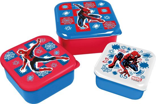 Stor Marvel's Spider-Man 3-in-1 Snackdoosjes