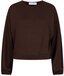 Lofty Manner T-shirt Top Amala QH03 Dark Brown Women's Size - L