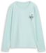 Tom Tailor - Chemise slim fit à manches longues et imprimé - Taille L - vert clair chiné