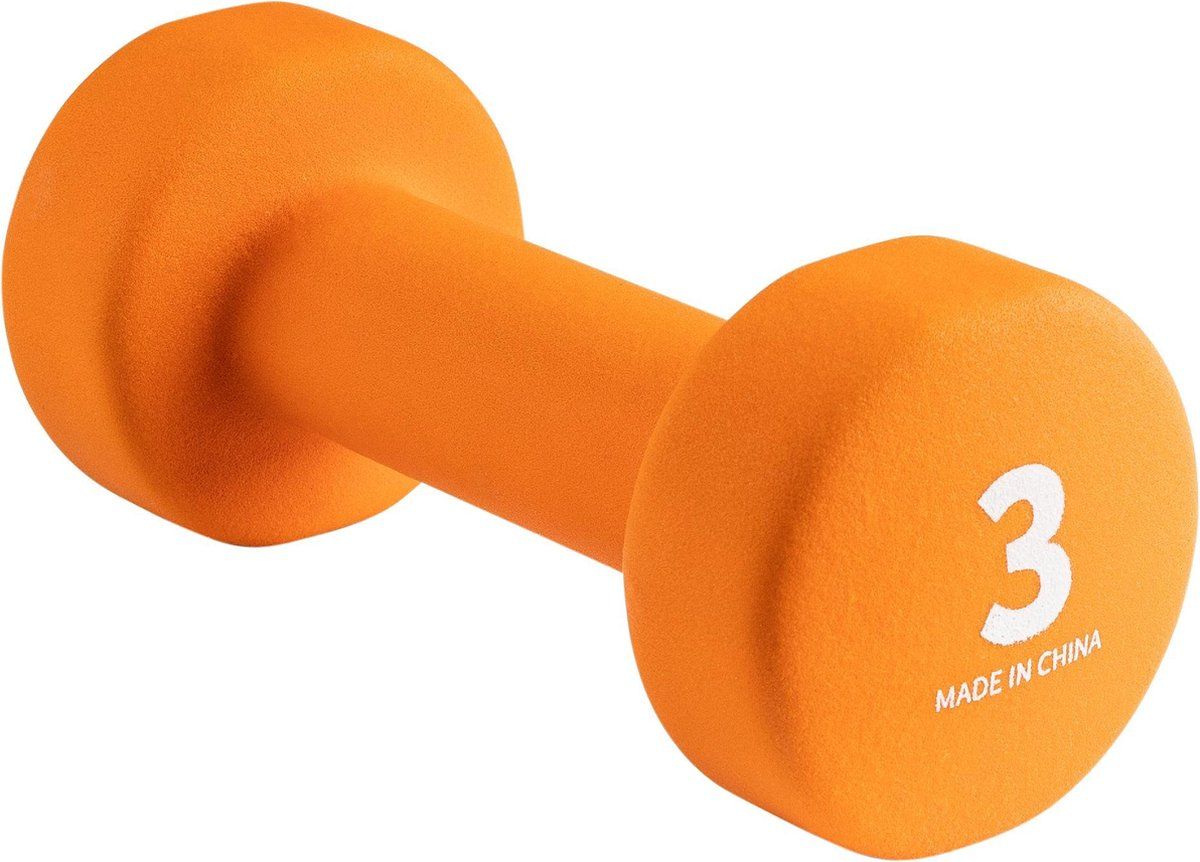 Wonder Core Neoprene Dumbbell - 3 kg - Orange