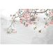 Papier peint panoramique fleurs oiseaux 390 cm x 260 cm