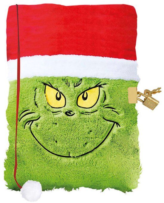 Totum the Grinch Totum Fluffy Notitieboek schrijfboek