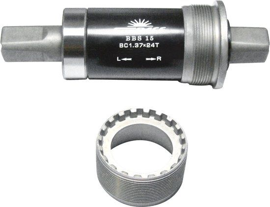 Sunrace Trapas Kogellager BSA Staal Zwart 111 mm