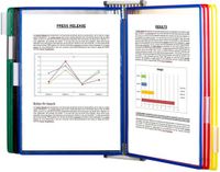 Tarifold Displaysysteem A3 Plaatstaal Lichtgrijs Incl. 10 Draaiende Zichtpanelen Diverse Kleuren