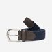 Ceinture de golf tressée élastique et extensible, bleu marine