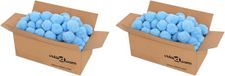 vidaXL Filtre à piscine boules - antibactérien - 1400 g - polyéthylène - Bleu
